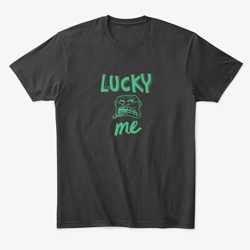 Lucky Me Smoking Face Funny Meme