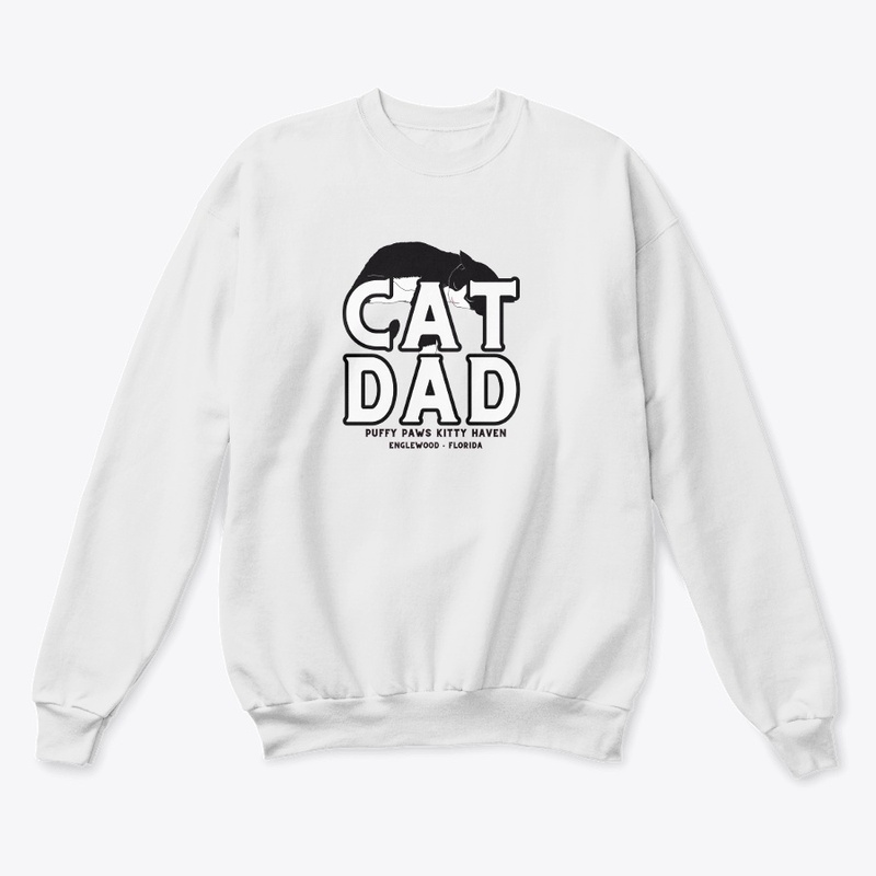 Cat Dad - Black and White