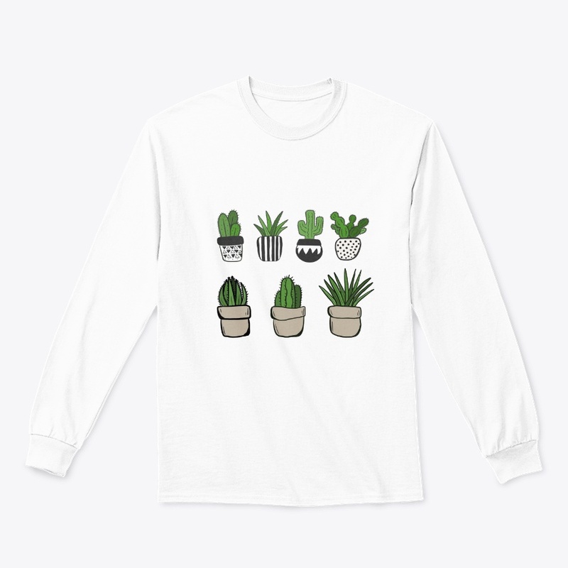Cute succulent t shirt