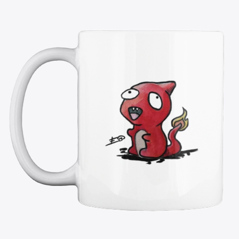 Derpmeleon stickers and mugs
