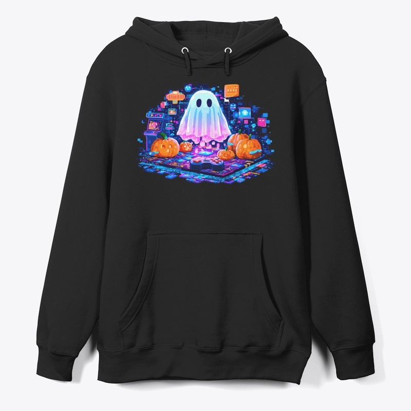 Halloween Gamer Ghost Art