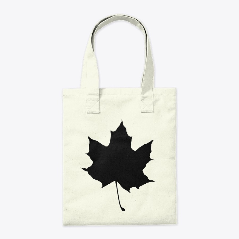 Silhouette of a maple leaf