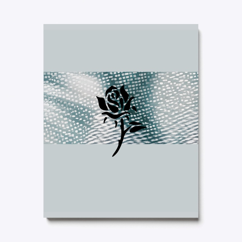 Black Rose Brocade