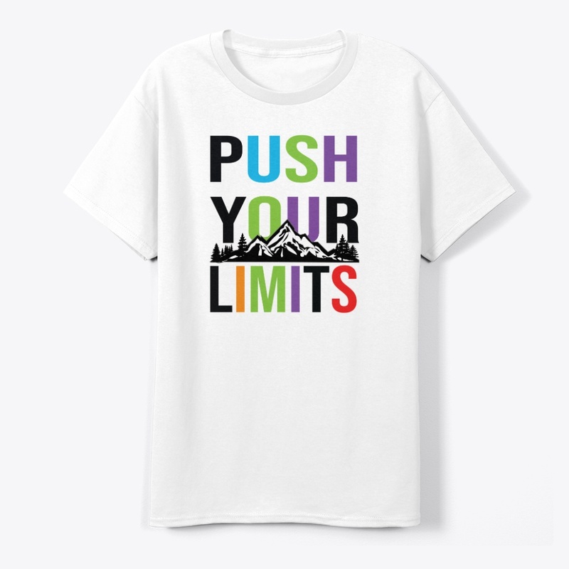 Push Your Limits Best Typo.T-shirt