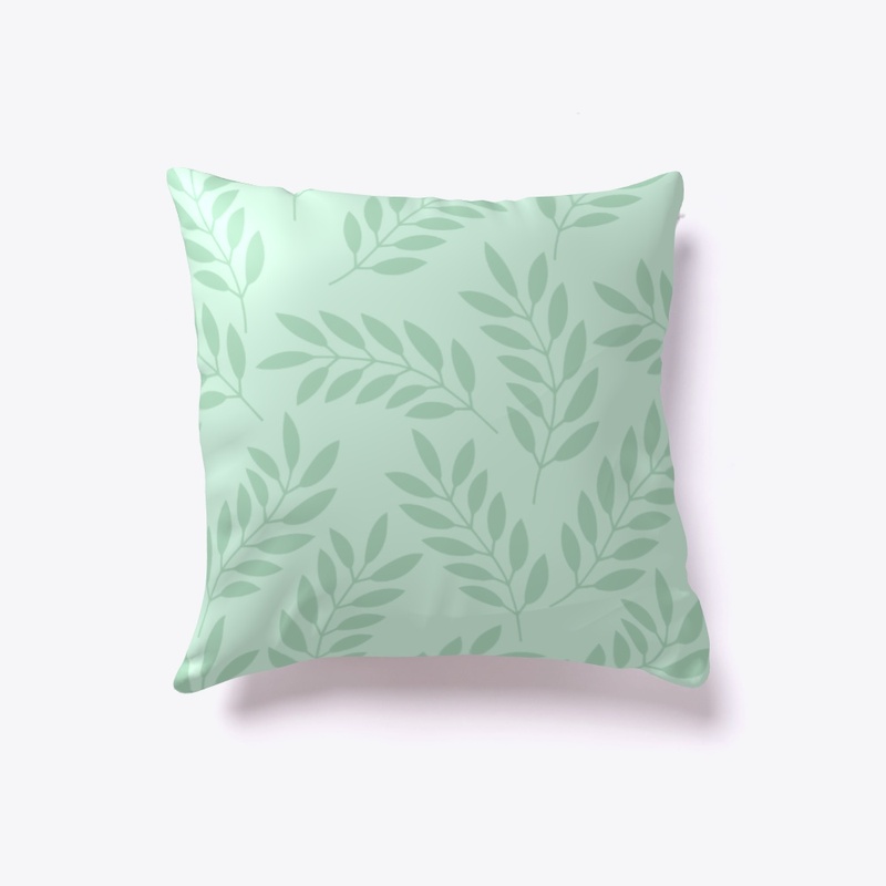 Green Leaf Pillow