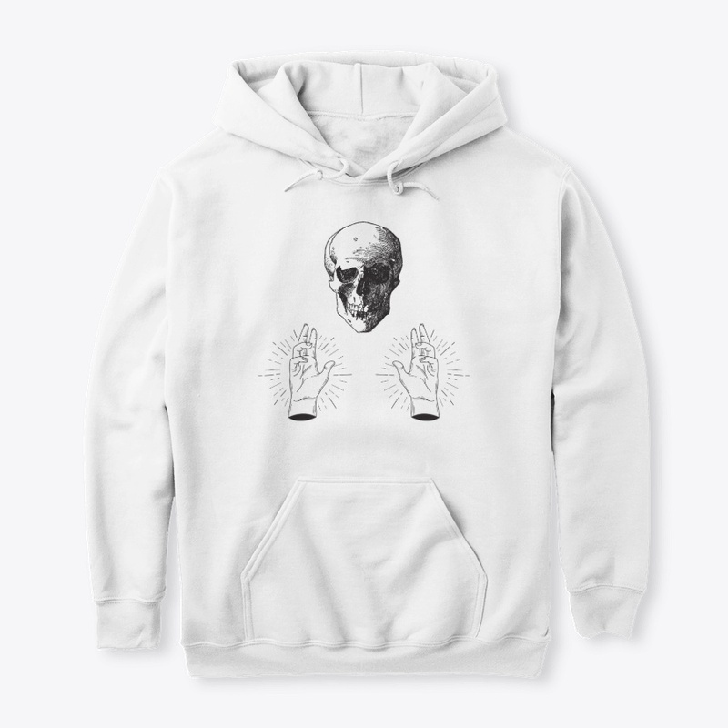 Skull With Mystic Hands