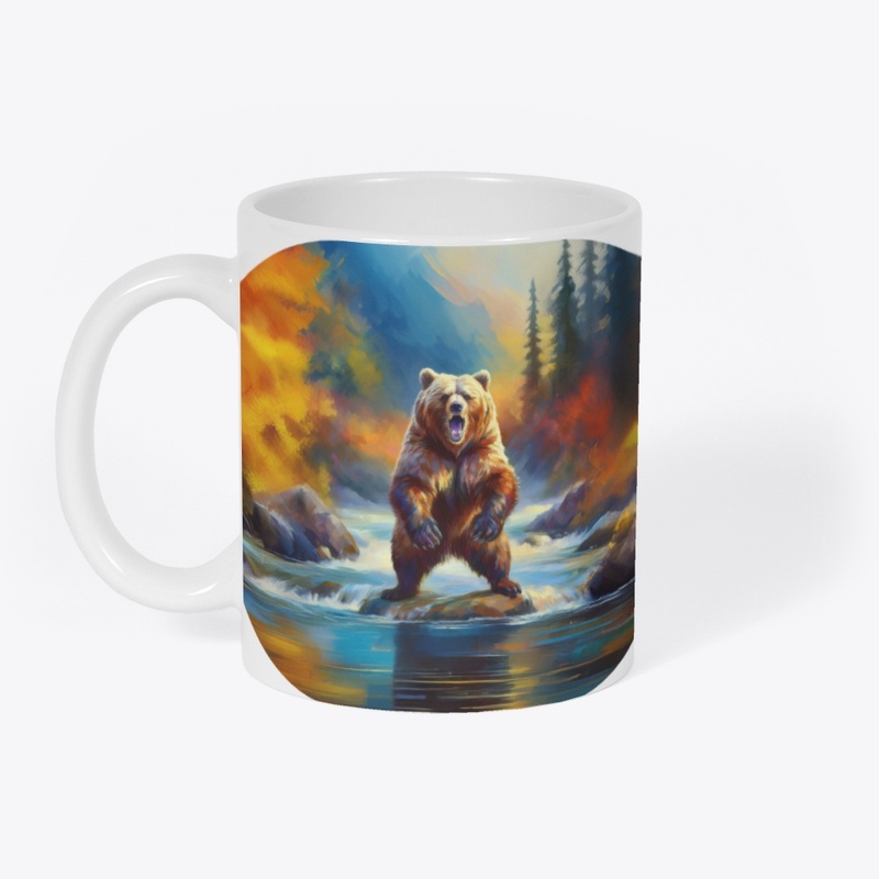 Bear standing on two legs