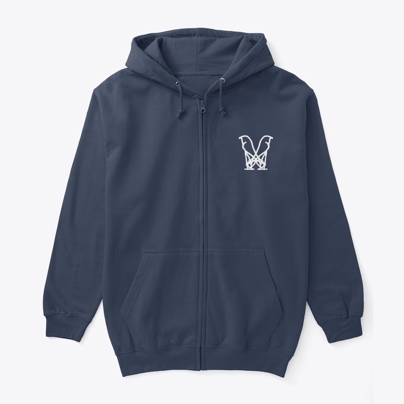 'Lines in Sand' Zip Hoodie