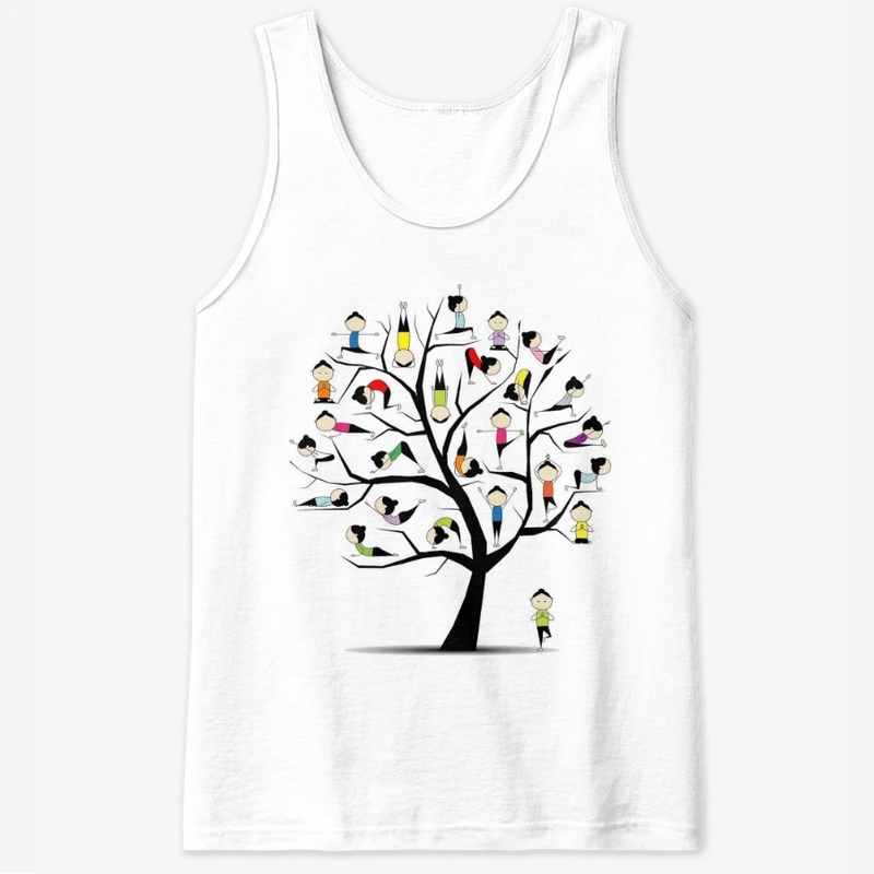 Yoga tee - tree