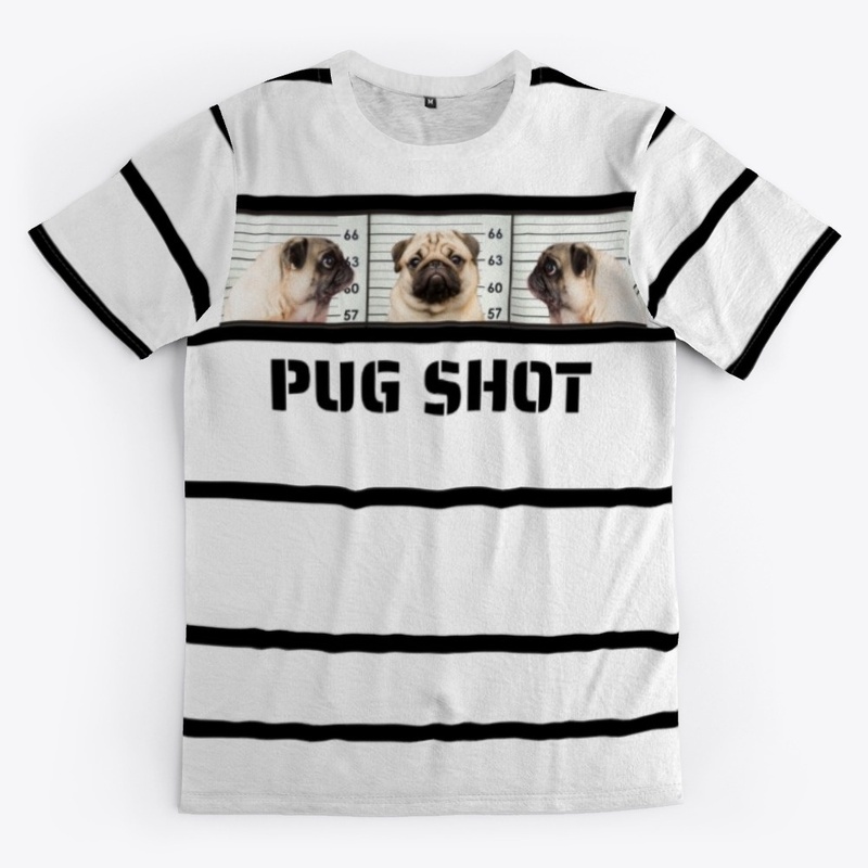 Pug Shot Dog Design 