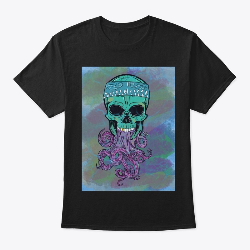 Pirate octopus skull