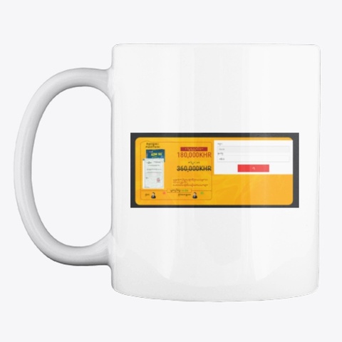 Kimsu Cambodia White T-Shirt Front