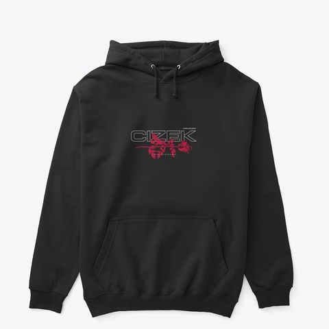 Rose Black T-Shirt Front