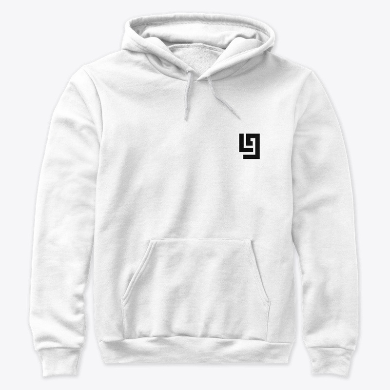 Sweat à capuche blanc