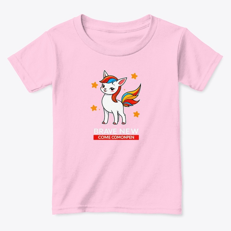 Colorful Unicorn Dreams Kids Tee