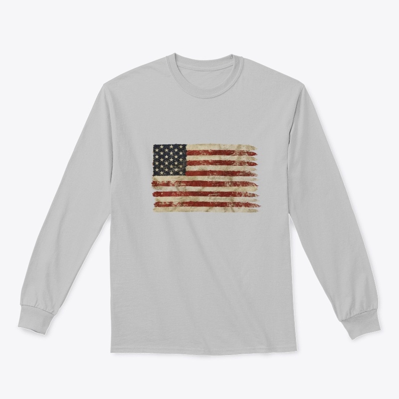 Weathered  American Flag