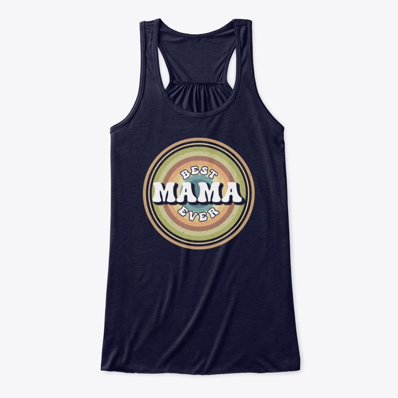 Best Mama Ever Retro Vintage T-shirt