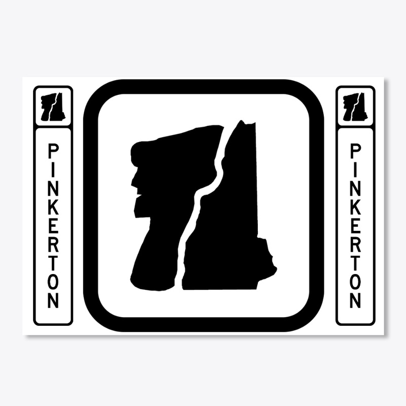 Pinkerton NH Town Line Signs Black