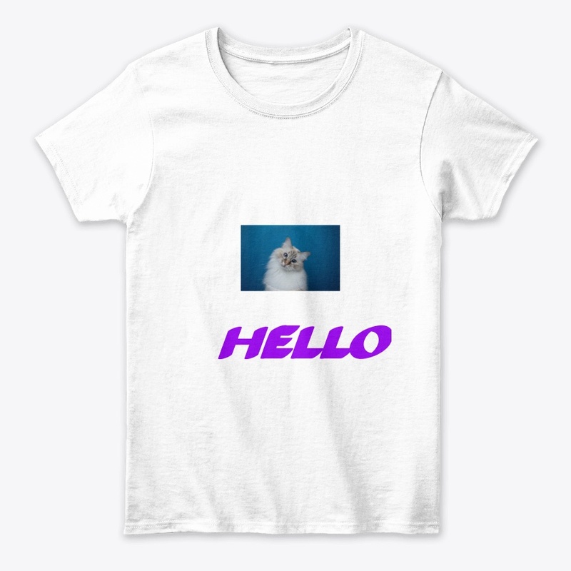 Model lifestyle crop t-shirt female