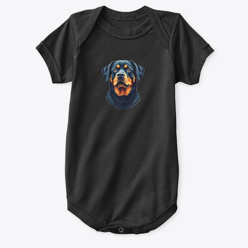 Beautiful Rottweiler Illustration