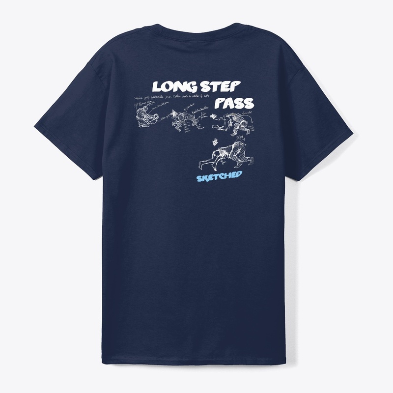 Long Step Pass by Sketched Jiu Jitsu
