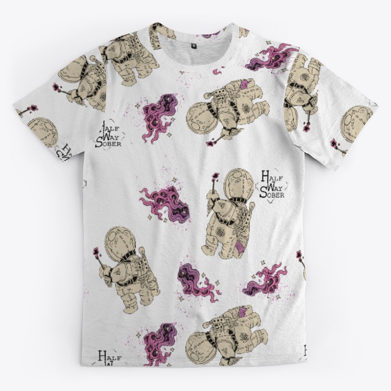 Half Way Sober EP Pattern Tee
