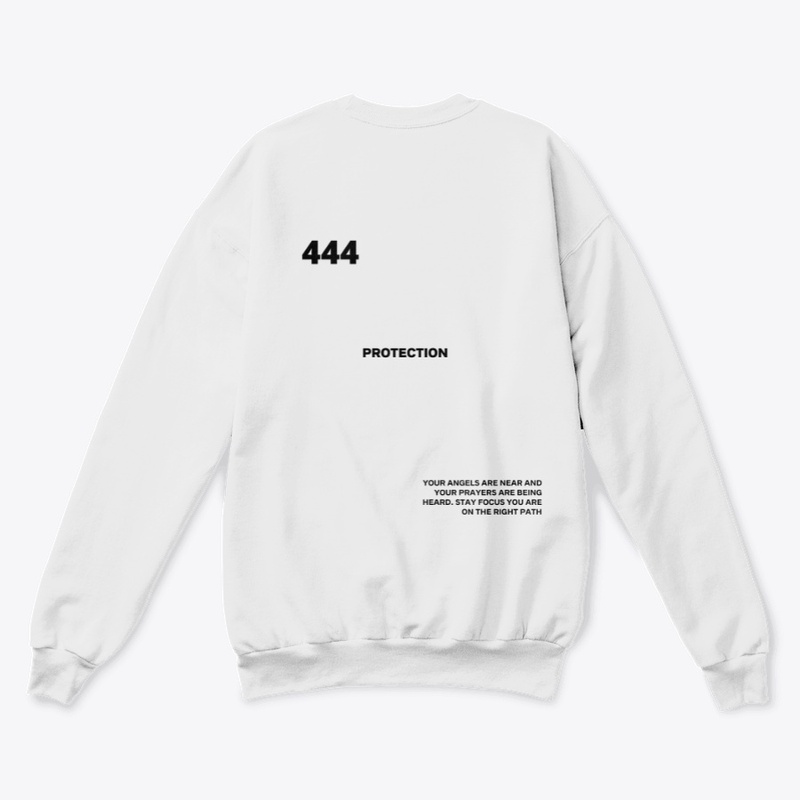 444 WHITE SWEATSHIRT