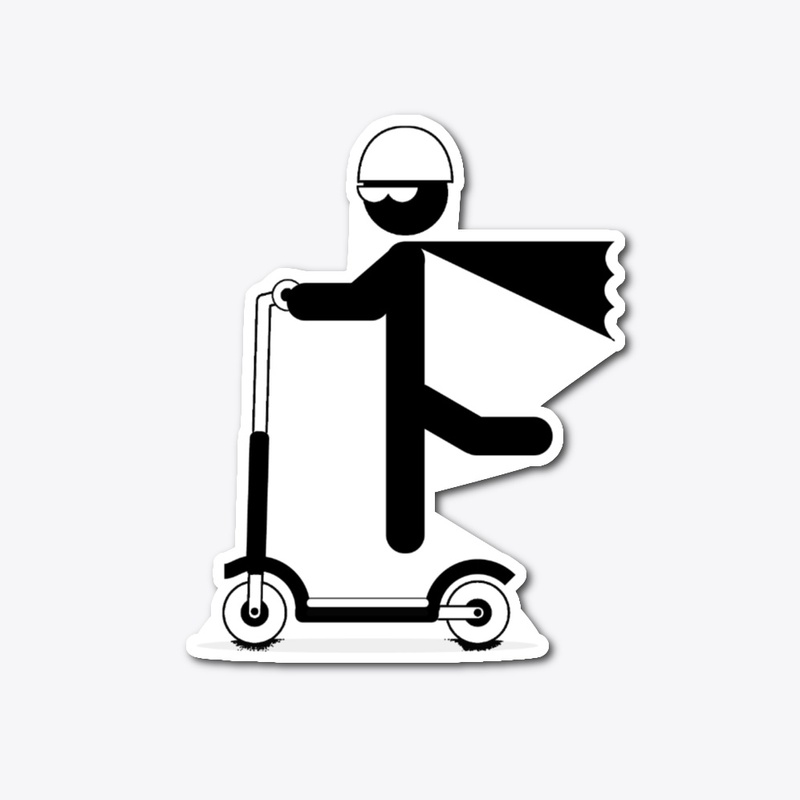 SCOOTER HERO STICKER (U.S ONLY)