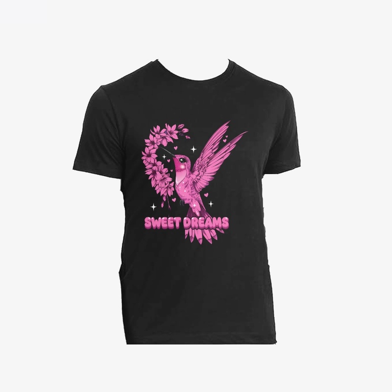 Kawaii Sweet Dreams Hummingbird Art