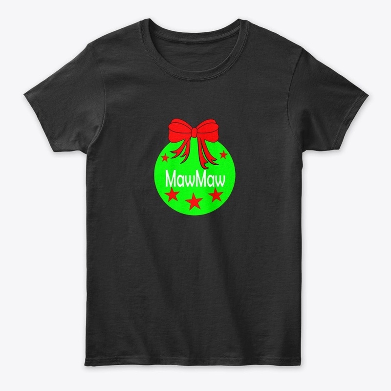 Maw Maw Christmas  Star Ornament Shirt