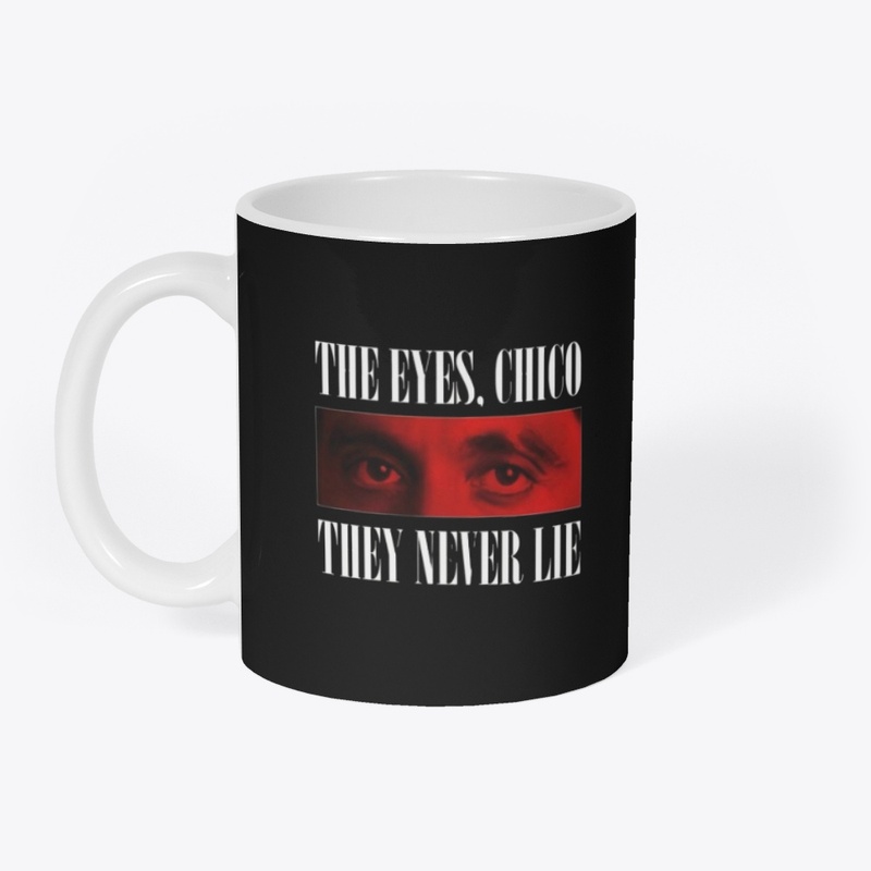 "The Eyes, Chico" T-shirt logo