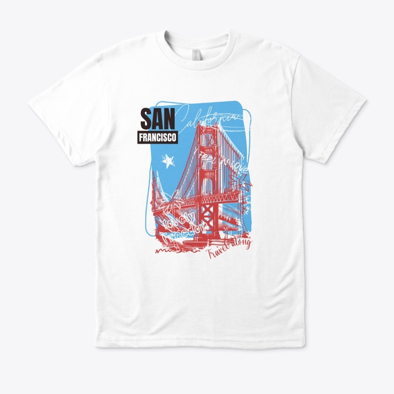 Stylish San Francisco Graphic Streetwear