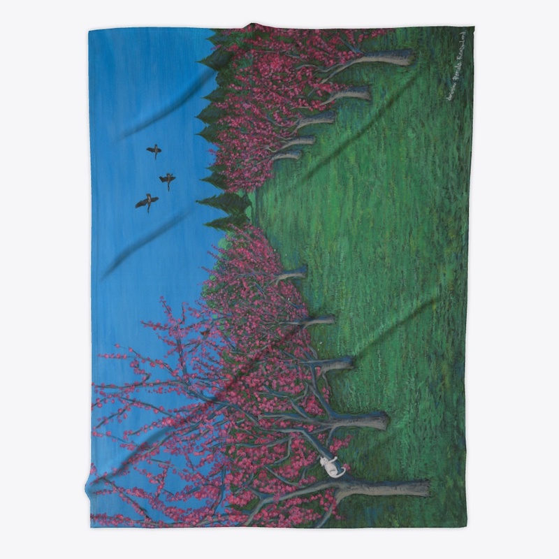 Cherry Orchard Blanket 