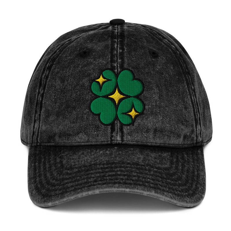 Shiny Luck Distressed Hat 