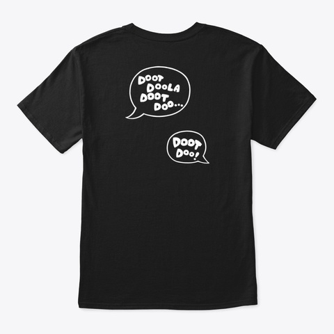 Nardwuar Tee! 2 Sided! Black Maglietta Back