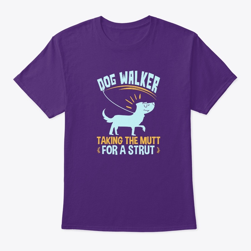 Dog Walking Taking The Mutt