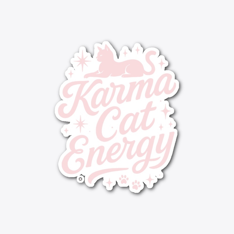 Karma Cute Cat Energy T-shirt 