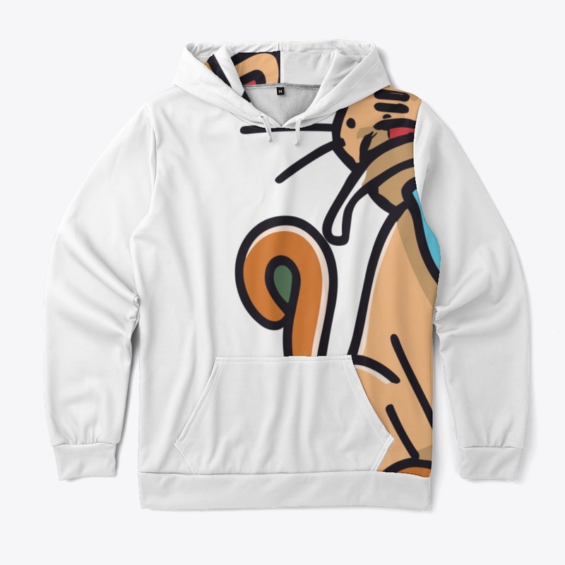 T-shirt design with "Cat coughing"