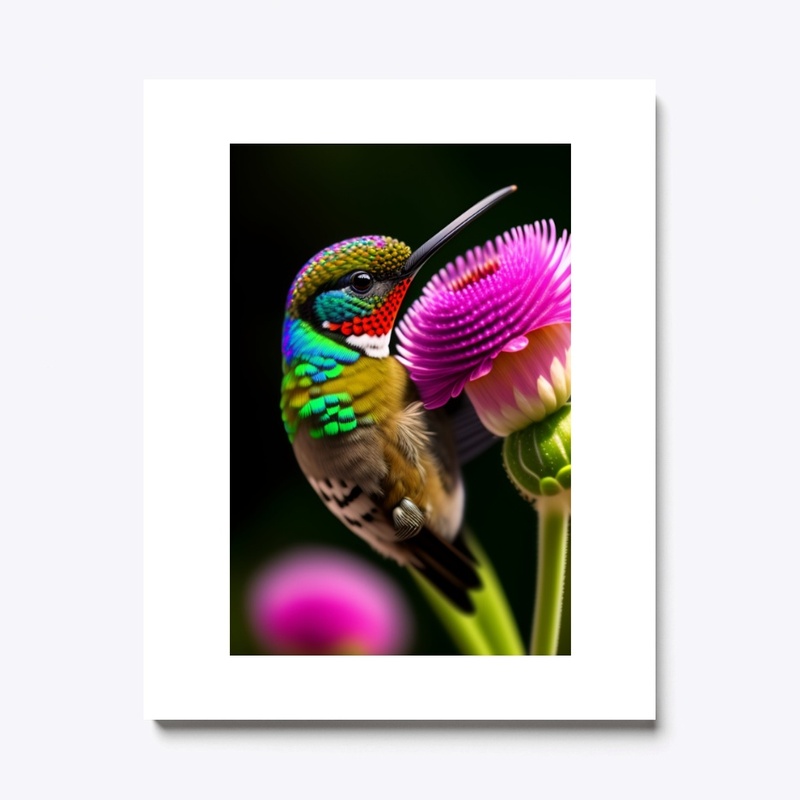 Colorful bird.