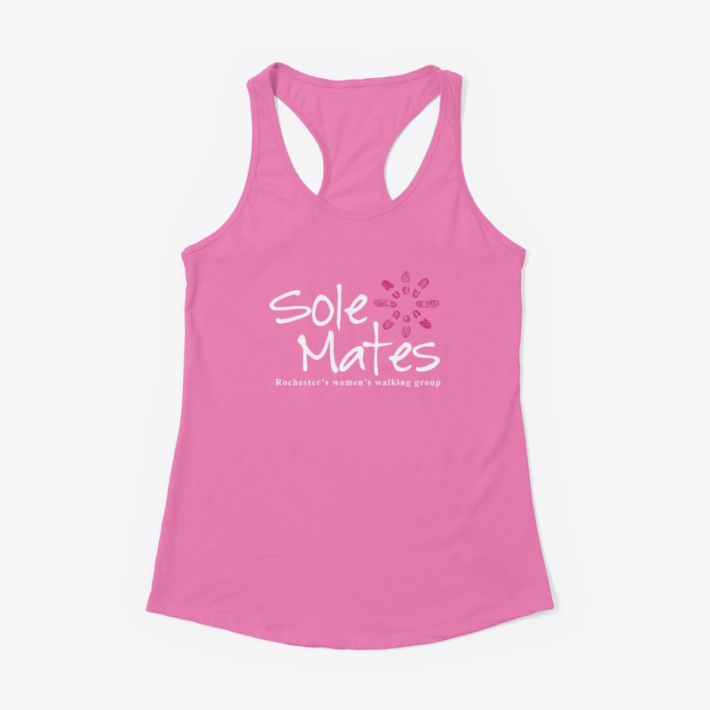 Women's Pink Racerback Tank