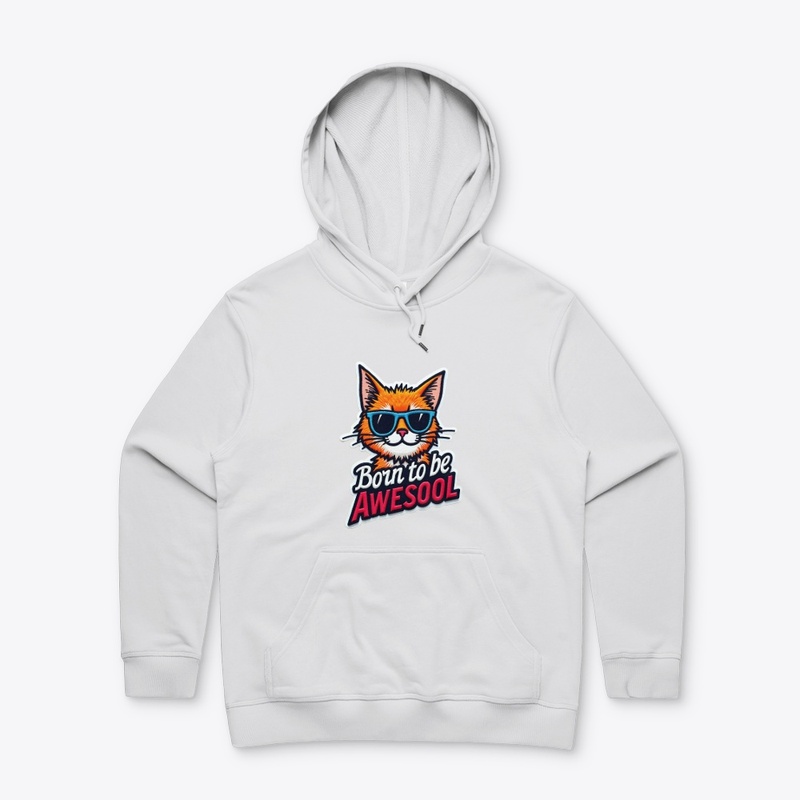 Best Typography Cat Born to be Awsool te