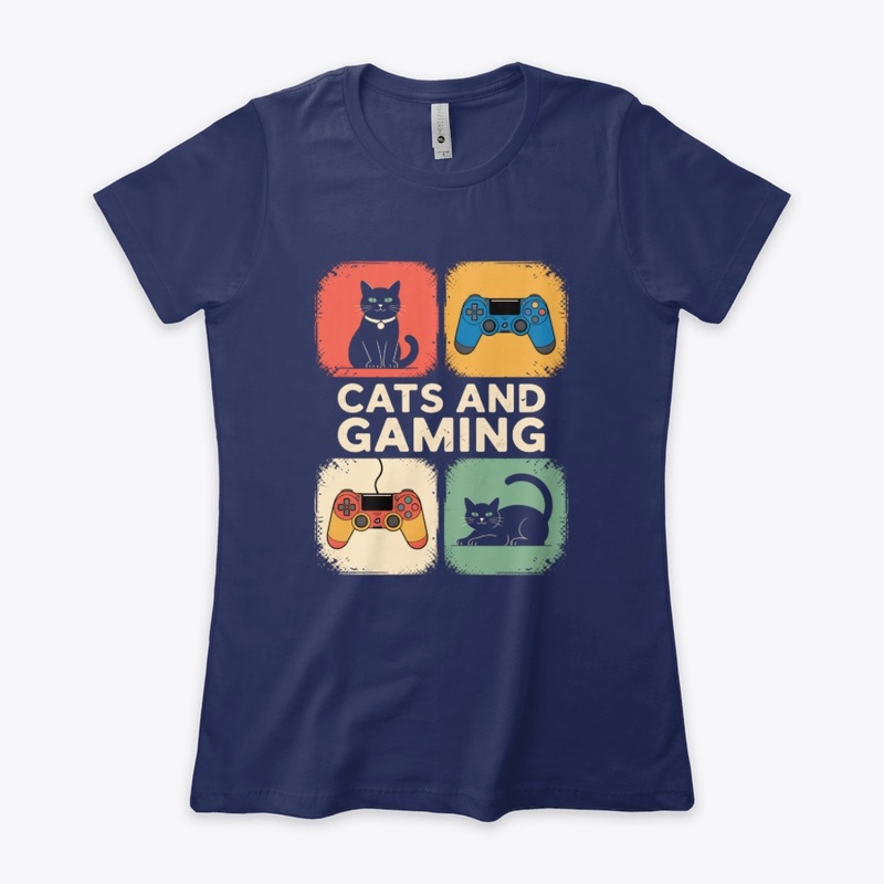 Cats and Gaming Funny Gamer Cat