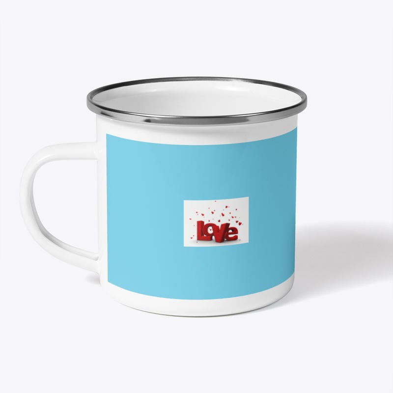 MUG, CAMPING MUG; Ornament-Oval