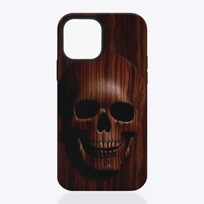 Wood Grain Skull