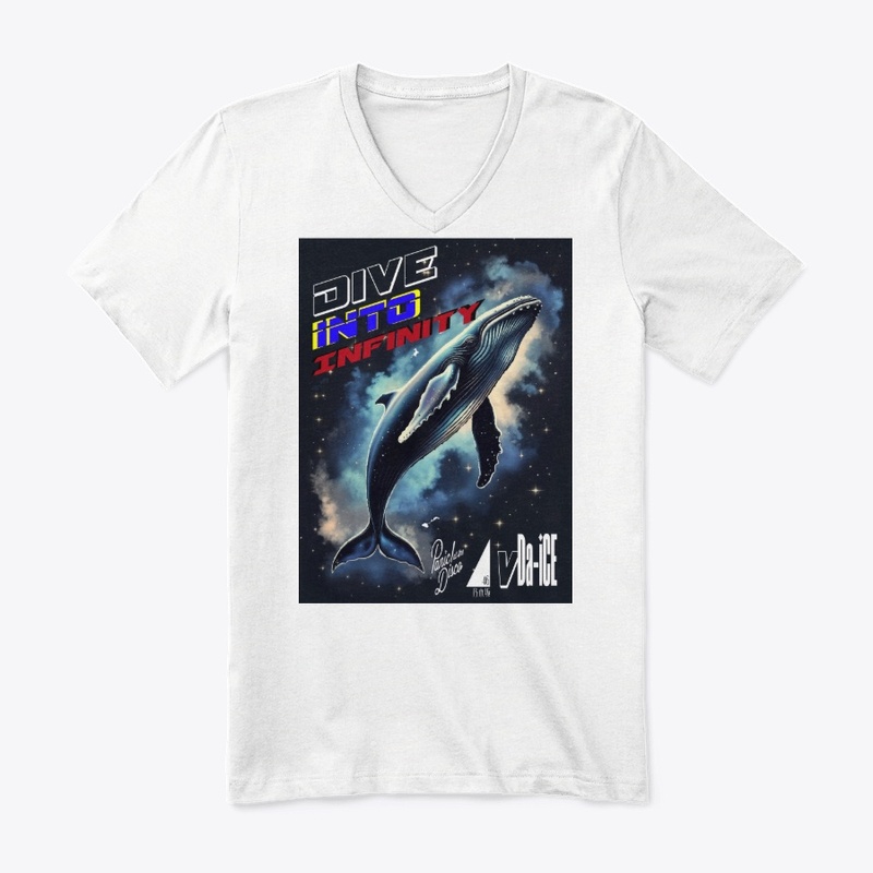 Dive Into Infinity Dark Whale Unisex Tee