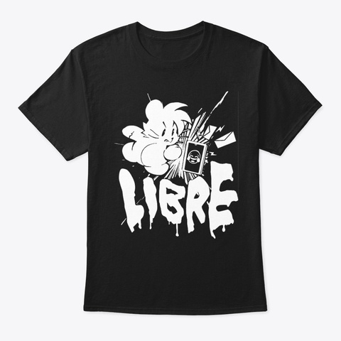 Poroto L Ibre Black áo T-Shirt Front