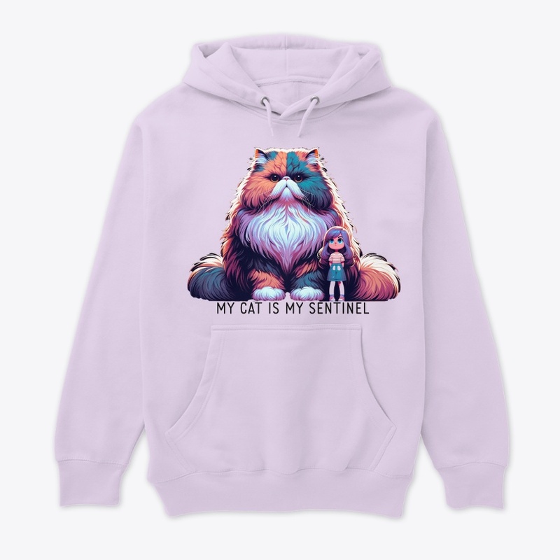 My Cat Is My Sentinel White