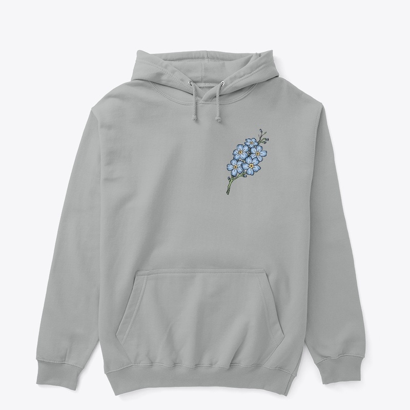 Myosotis flower tee