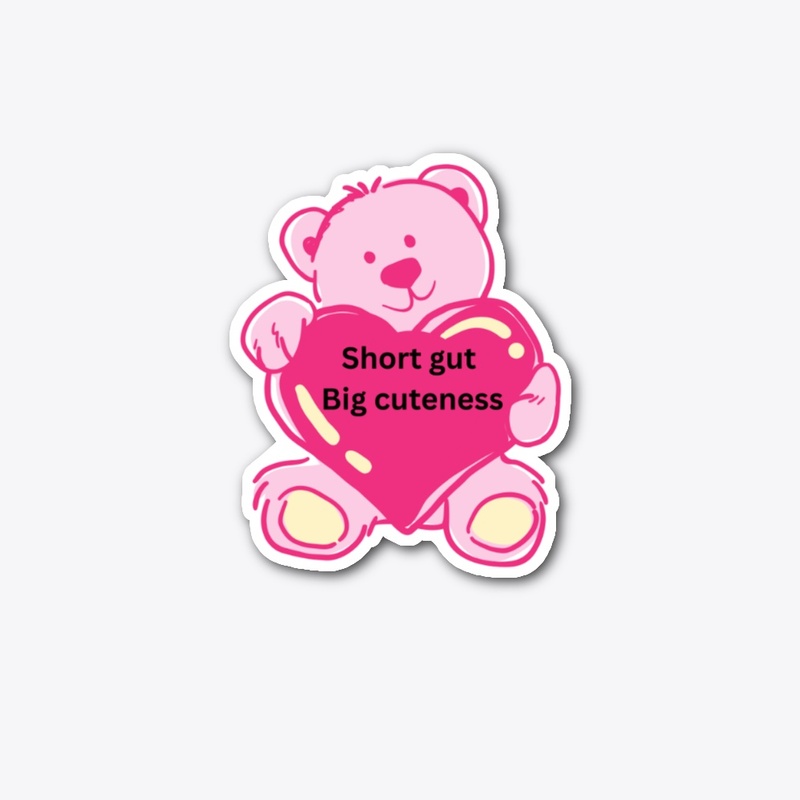 Short gut but BIG on cuteness bear
