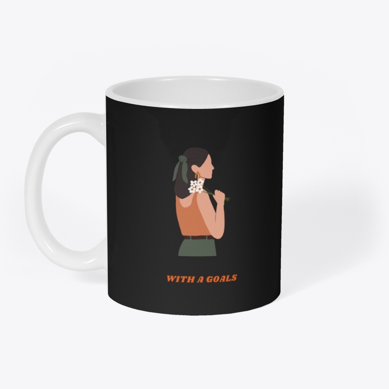  Woman's Goal T-shirt Design
